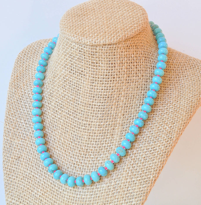 Turquoise Gemstone Necklace
