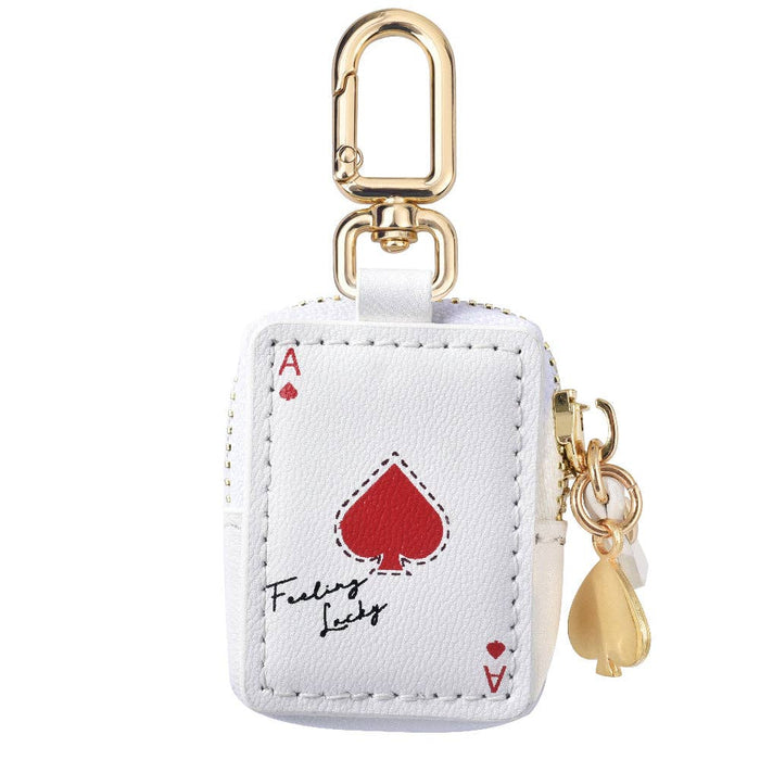 Feeling Lucky Leather Bag Charm for Airtag®