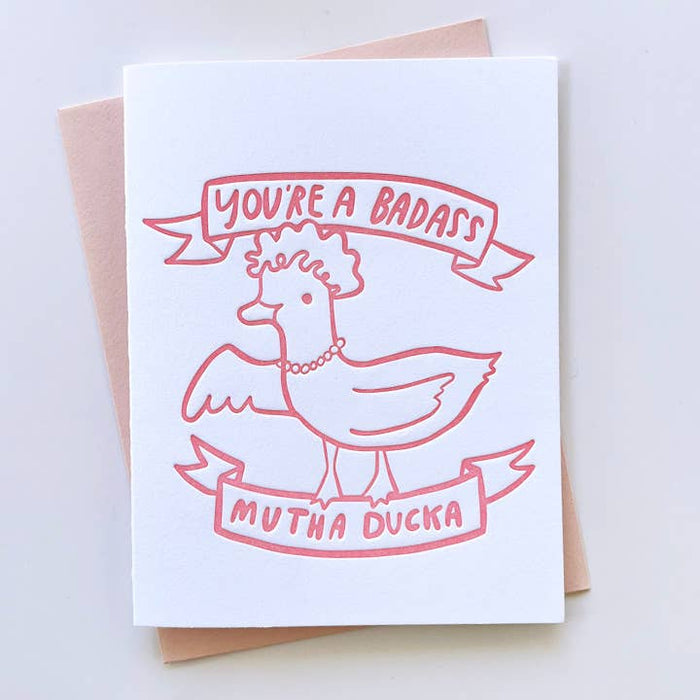 Mutha Ducka Greeting Card