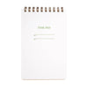 White task pad with 'Task Pad' text on a white background