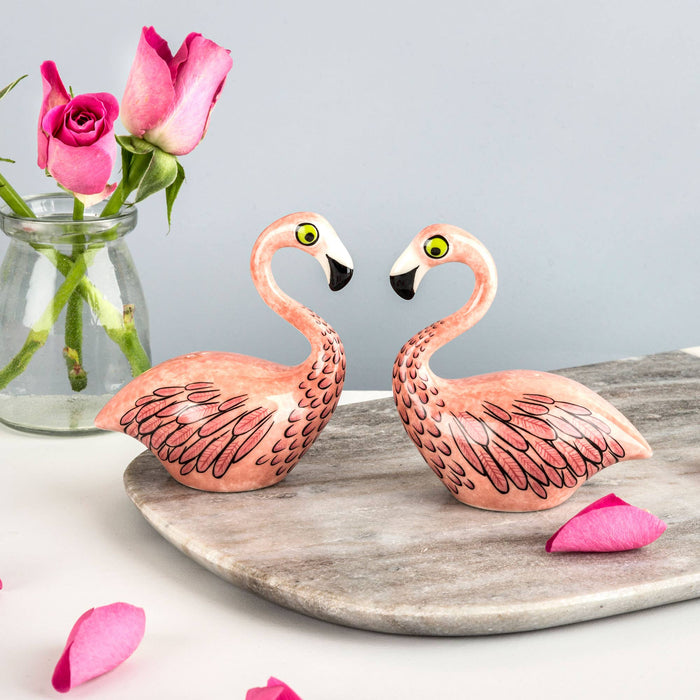 Flamingo Salt and Pepper Shakers