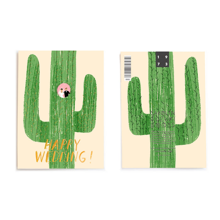 Saguaro Wedding Greeting Card