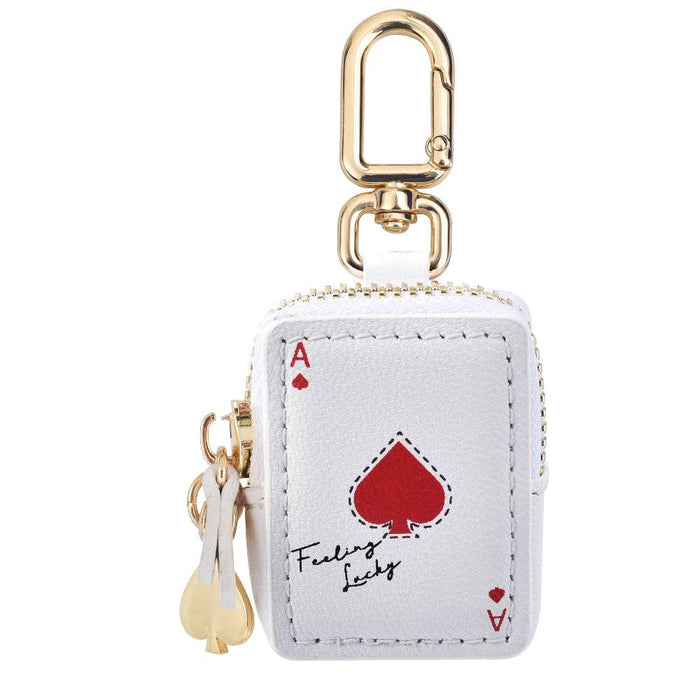 Feeling Lucky Leather Bag Charm for Airtag®