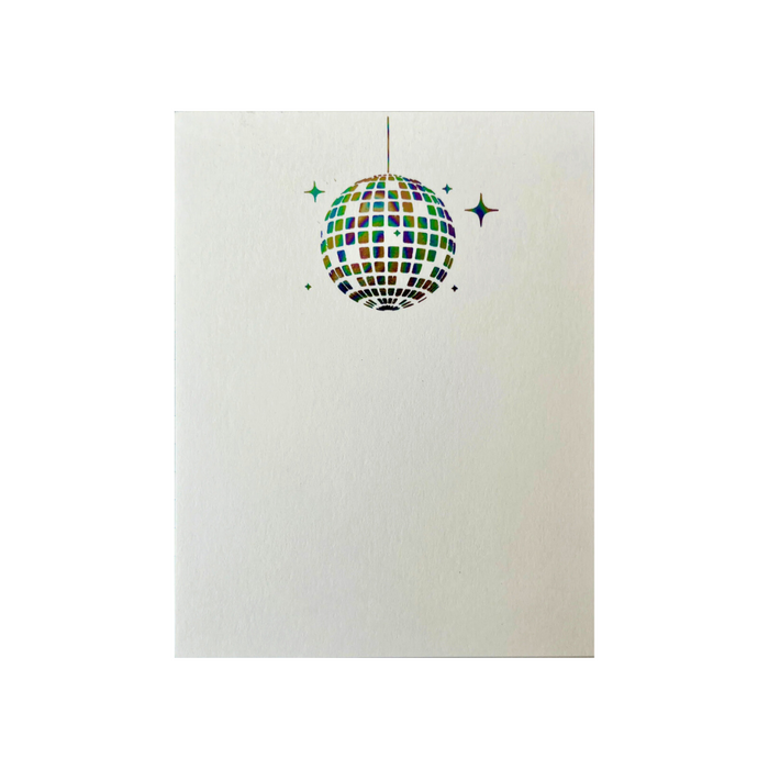 Disco Ball Notecard Set