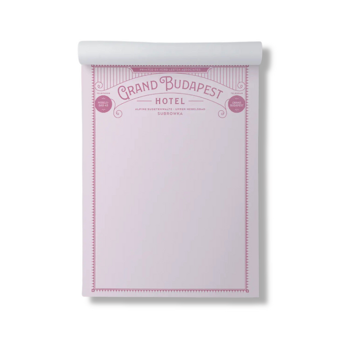 Grand Budapest Hotel Notepad Set