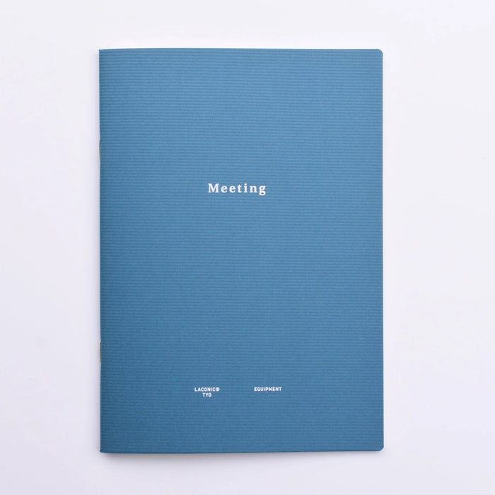 Laconic Style Notebook A5 Meeting