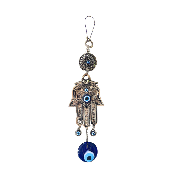 Hamsa and Evil Eyes Wall Hanging