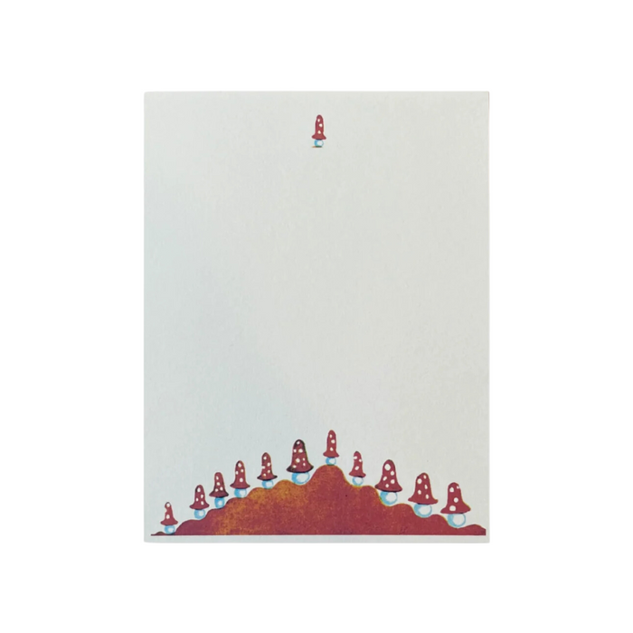 Over The Hill Mushroom Notecard Set