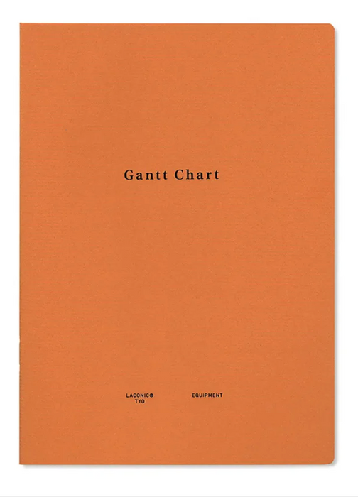 Laconic Style Notebook A5 Gantt Chart