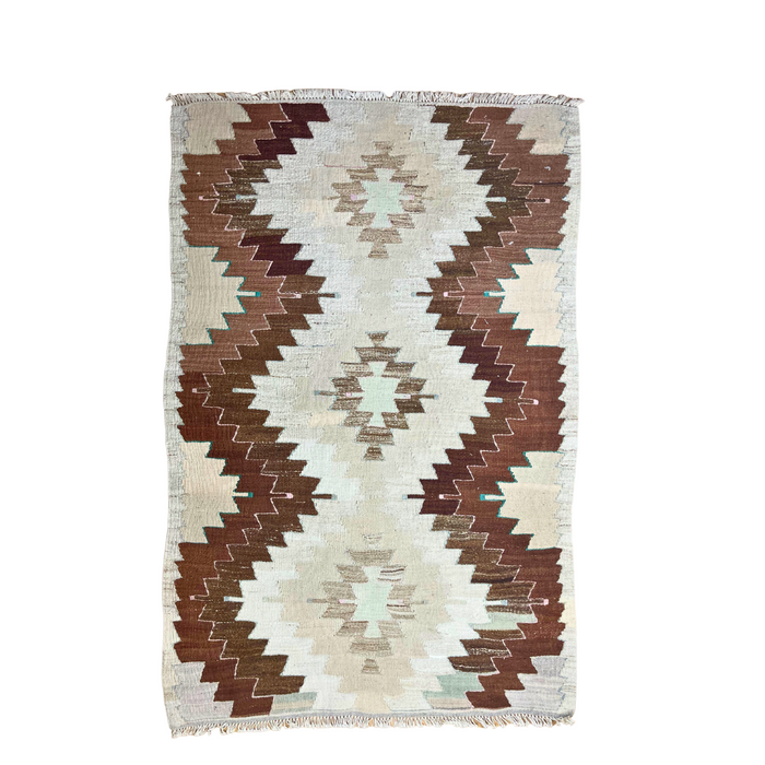 Vintage Yomut Kilim Rug