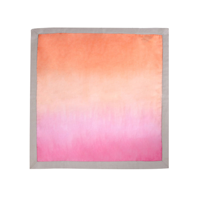 Coral Sunset Tie-Dye Napkin Set
