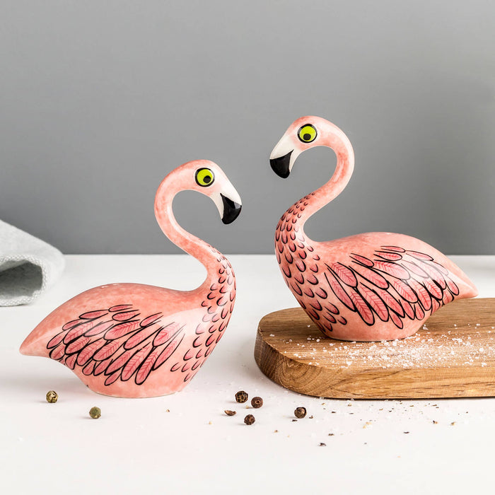 Flamingo Salt and Pepper Shakers