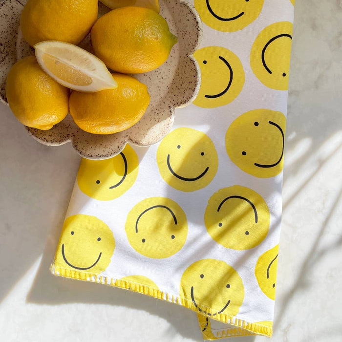 Smiley Tea Towel