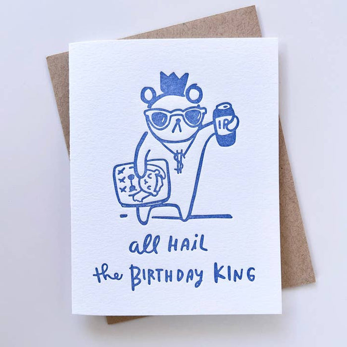 Birthday King Card