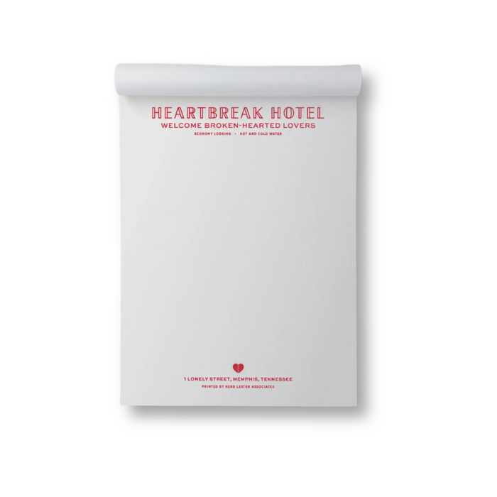 Heartbreak Hotel Notepad Set