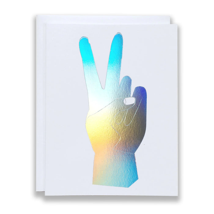 Peace Hologram Greeting Card