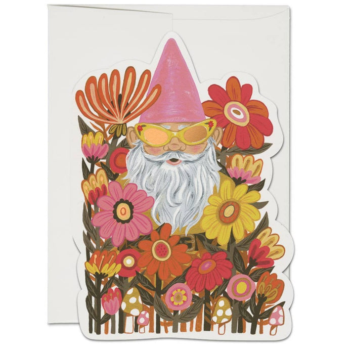 Radical Gnome Greeting Card