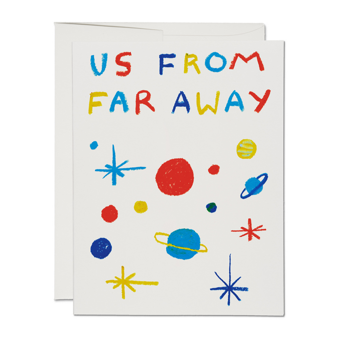 Far Away Friendship Greeting Card