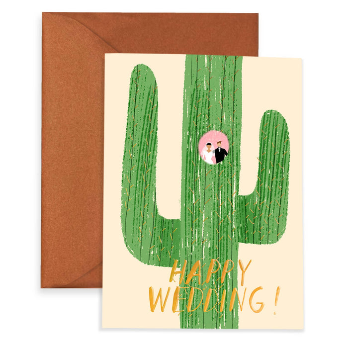 Saguaro Wedding Greeting Card