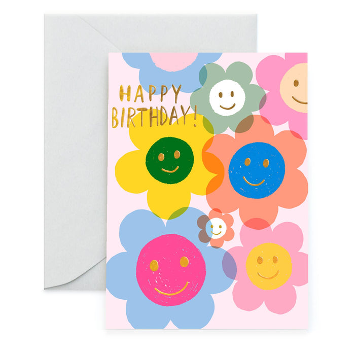 Smiley Birthday Greeting Card